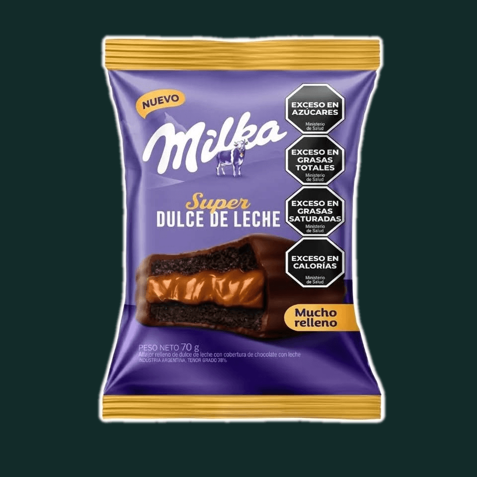 Alfajor Milka Super Dulce de Leche