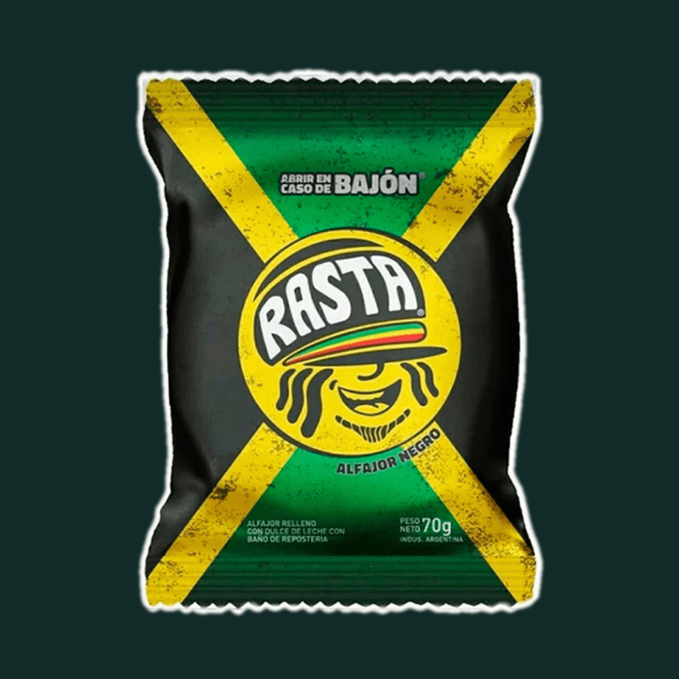 Alfajor Rasta Negro